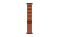 Apple AlpineLoop Black Titanium Finish 49mm, Terra Cotta, Small