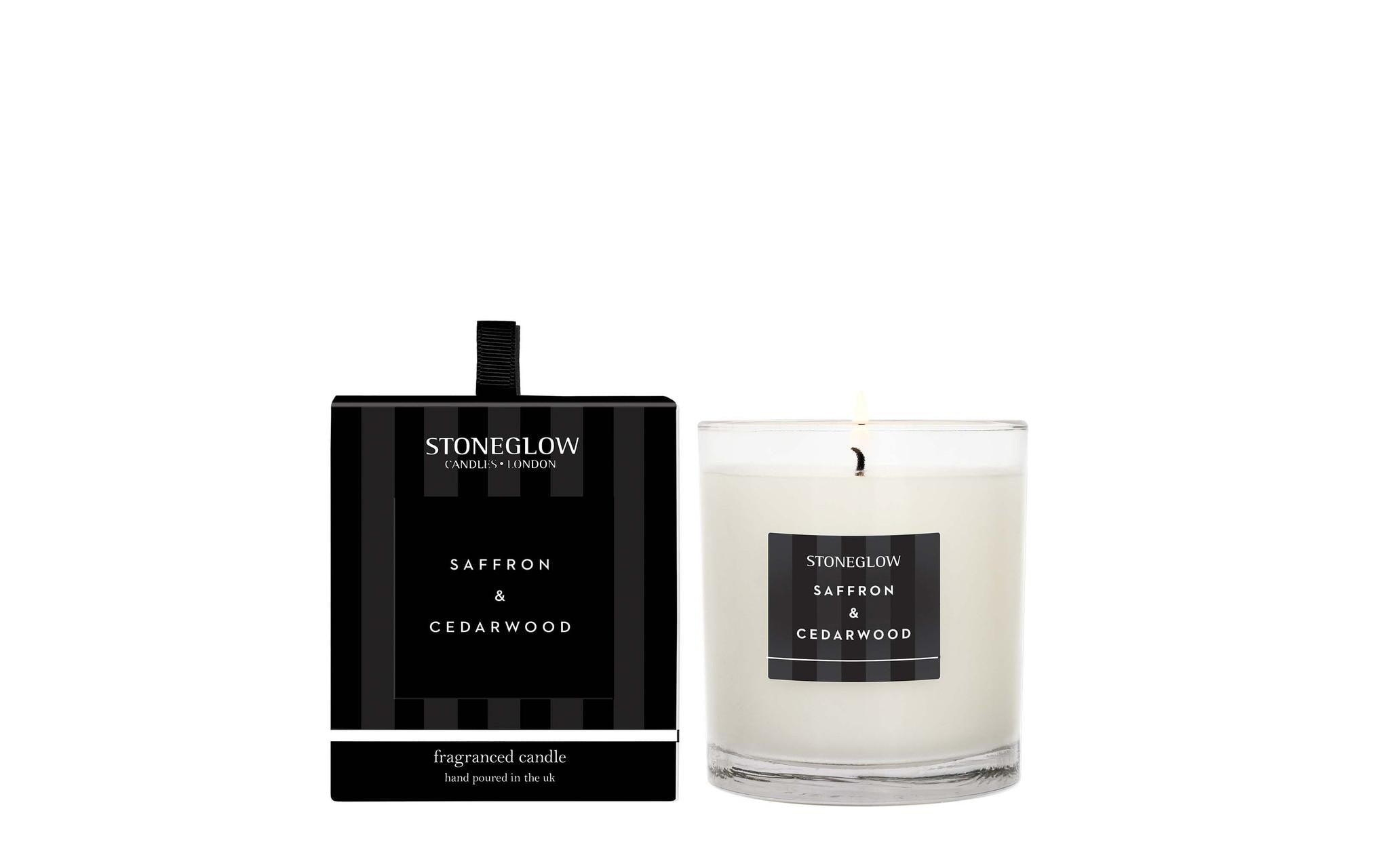 Stoneglow Duftkerze Saffron & Cedarwood Modern Classics