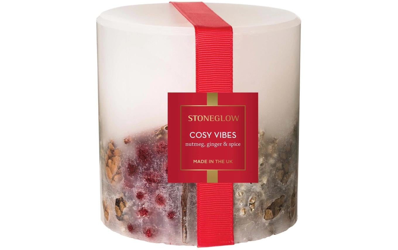 Stoneglow Kerze Cosy Vibes Rund, 9.5cm, 60 Stunden