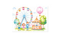 Trendform Papiertischset COTTON CANDY Block à 25 Blatt, mit Süssigkeiten-Duft