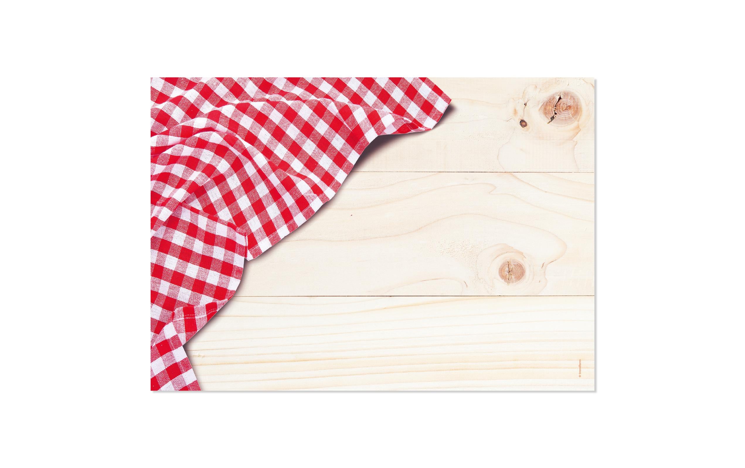 Trendform Papiertischset PINE CHALET Block à 25 Blatt, mit Arven-Duft