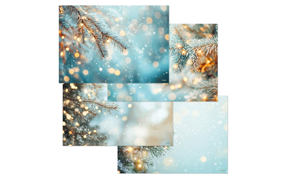 Trendform Papiertischset SPARKLING LIGHTS 4 Sujets à 12 Blatt