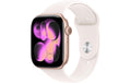 Apple Watch S11 CEL 46 Gold Titanium S mit Light Blush Sport Band - S/M