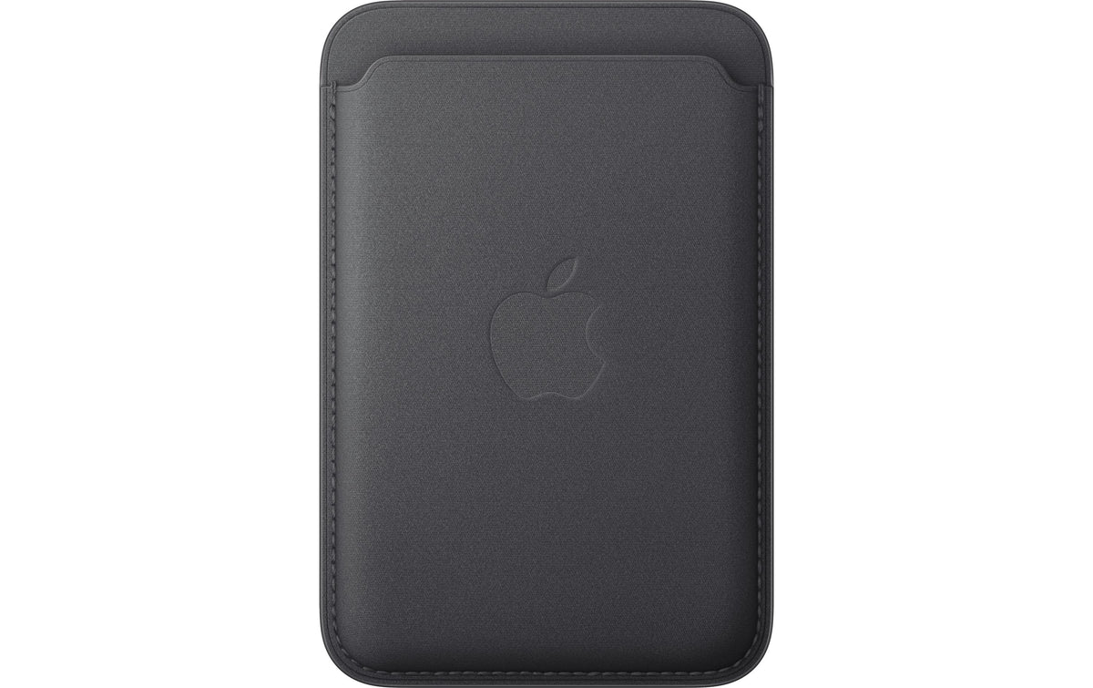 Apple iPhone Fine Woven Wallet mit MagSafe Schwarz