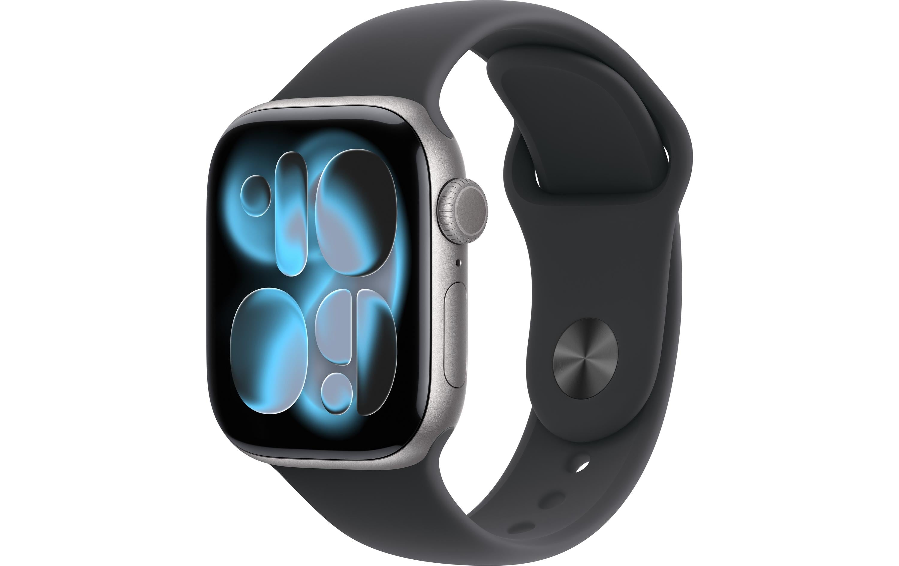 Apple Watch S11 CEL 42 Space Grey Alu M mit Black Sport Band - M/L