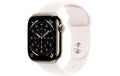 Apple Watch S11 CEL 42 Gold Titanium S mit Light Blush Sport Band - S/M