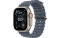 Apple Watch Ultra 3 2025 Natural Titanium mit Anchor Blue Ocean Band