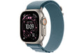 Apple Watch Ultra 3 2025 Natural Titanium mit Light Blue Alpine Loop - Medium
