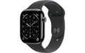 Apple Watch S11 CEL 42 Slate Titanium M mit Black Sport Band - M/L
