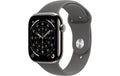 Apple Watch S11 CEL 42 Nat Titanium M mit Stone Grey Sport Band - M/L