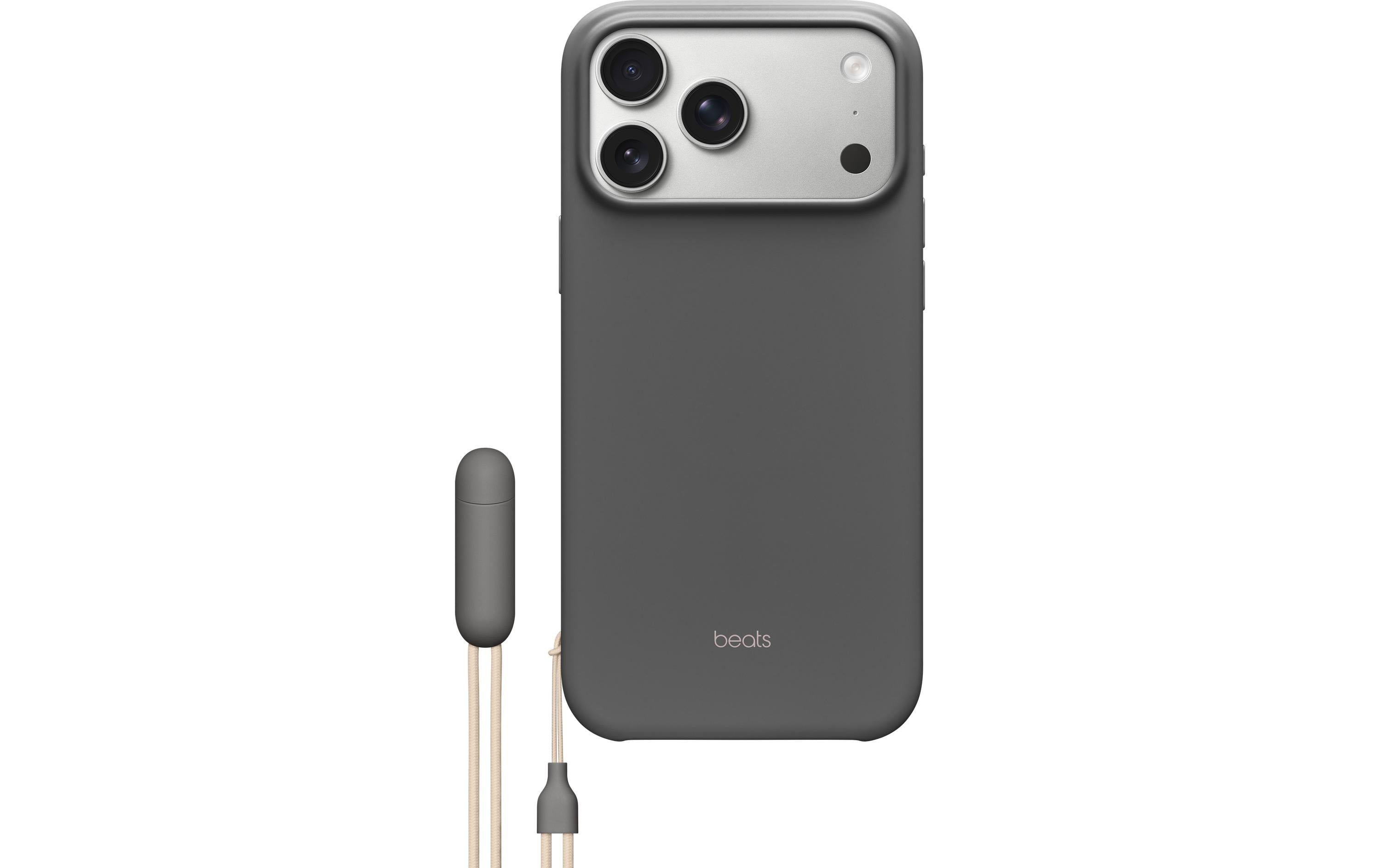 Apple Beats iPhone 17 Pro Max Kickstand MagSafe und Camera Control, Granite Gray