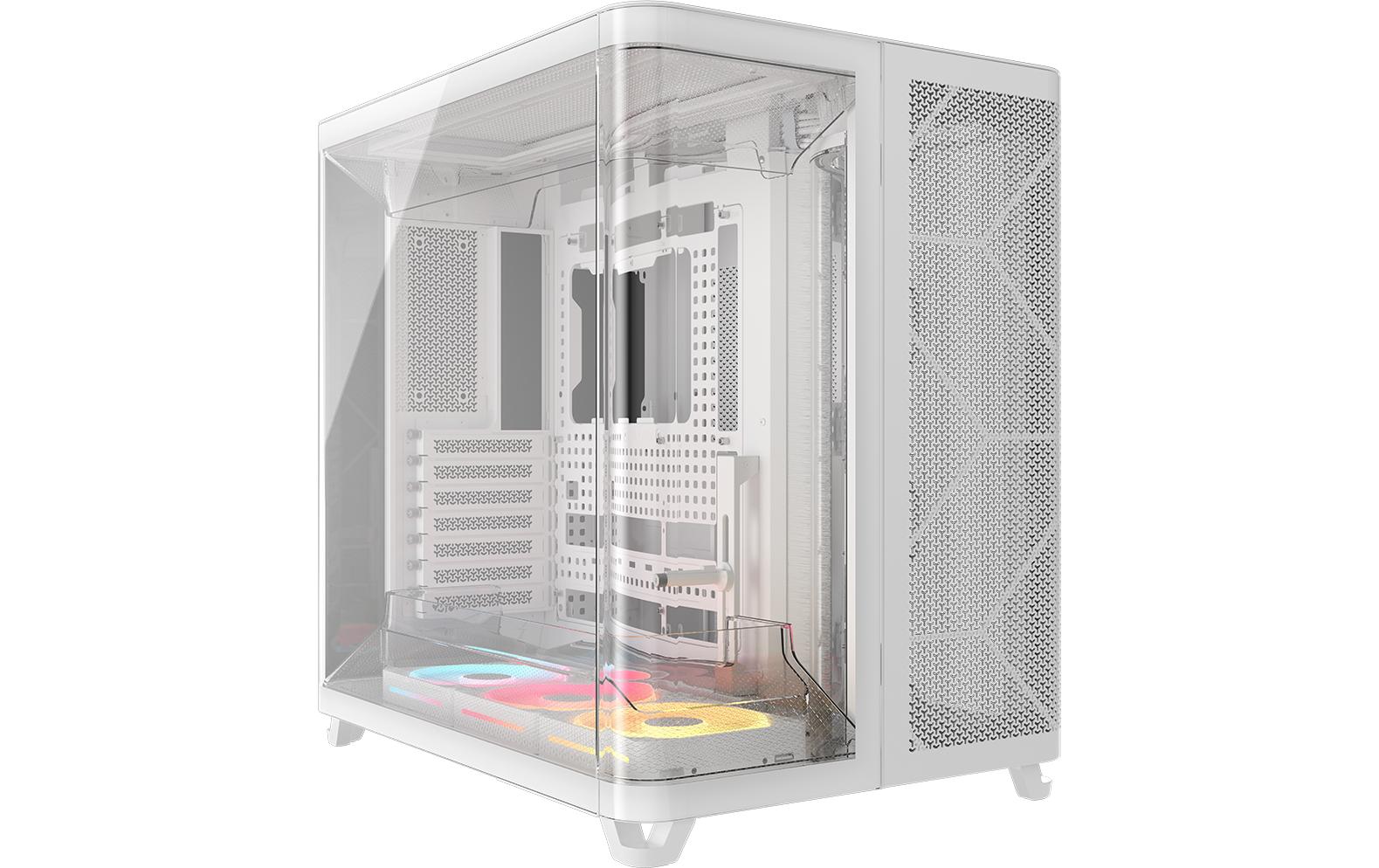 Corsair Midi Tower Air 5400 LX-R TG Weiss