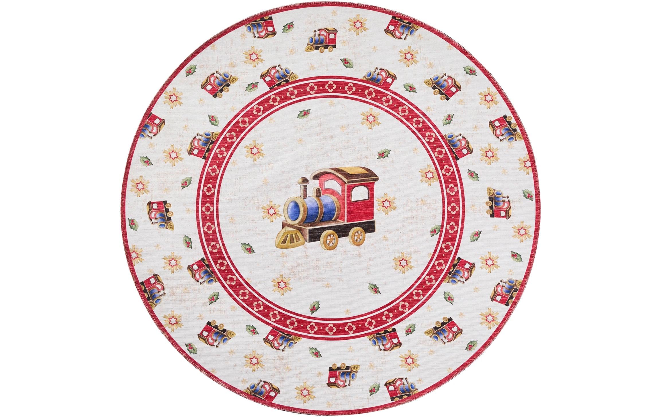 Villeroy & Boch Weihnachtsteppich 160 cm Christmas Train