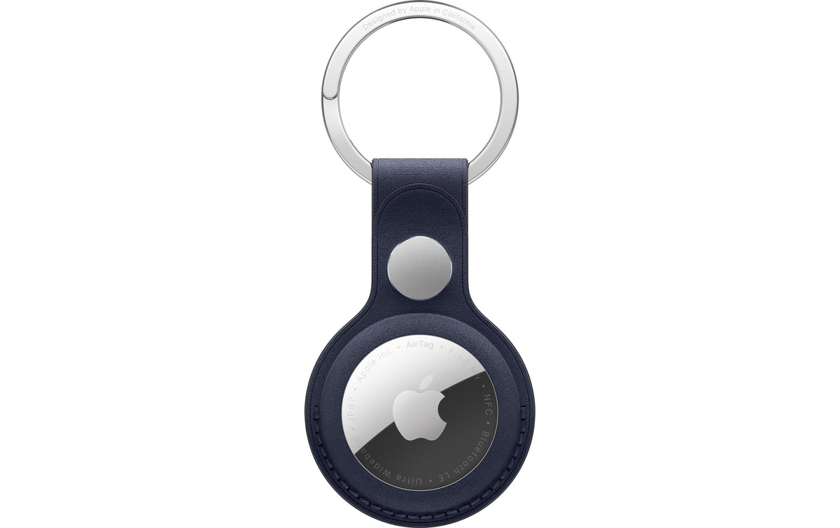 Apple AirTag FineWoven Key Ring Navy