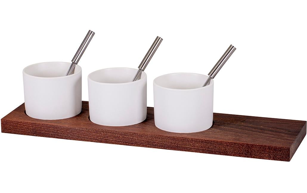 Kadastar Apéro-Set "Trio", klein Thermo-Esche, 40 x 11 x 2 cm