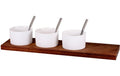 Kadastar Apéro-Set "Trio", gross, Thermo-Esche, 50 x 14 x 2 cm