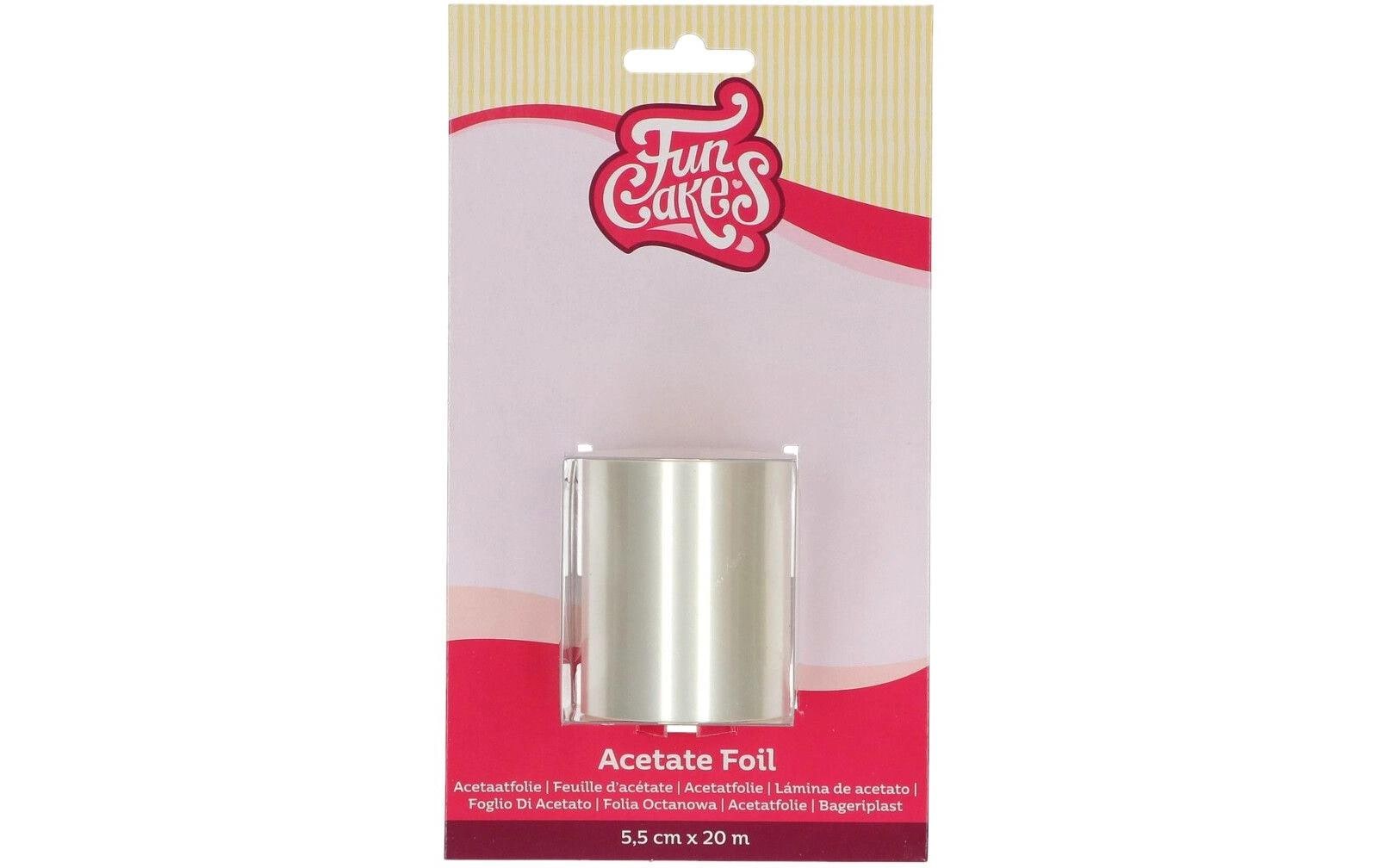 FunCakes Tortenrandfolie / Acetat Folie 5.5 cm breit, 20 m lang