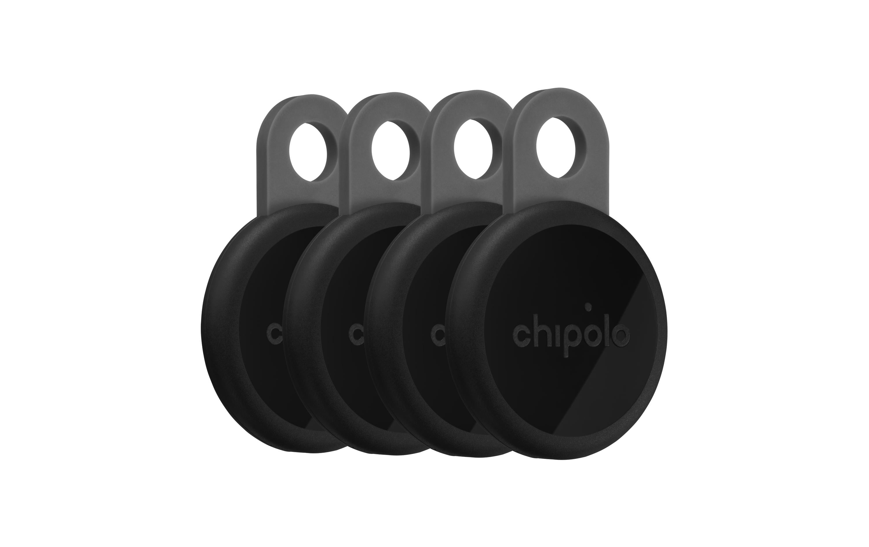 Chipolo LOOP 4er Set  schwarz Apple & Google Find My