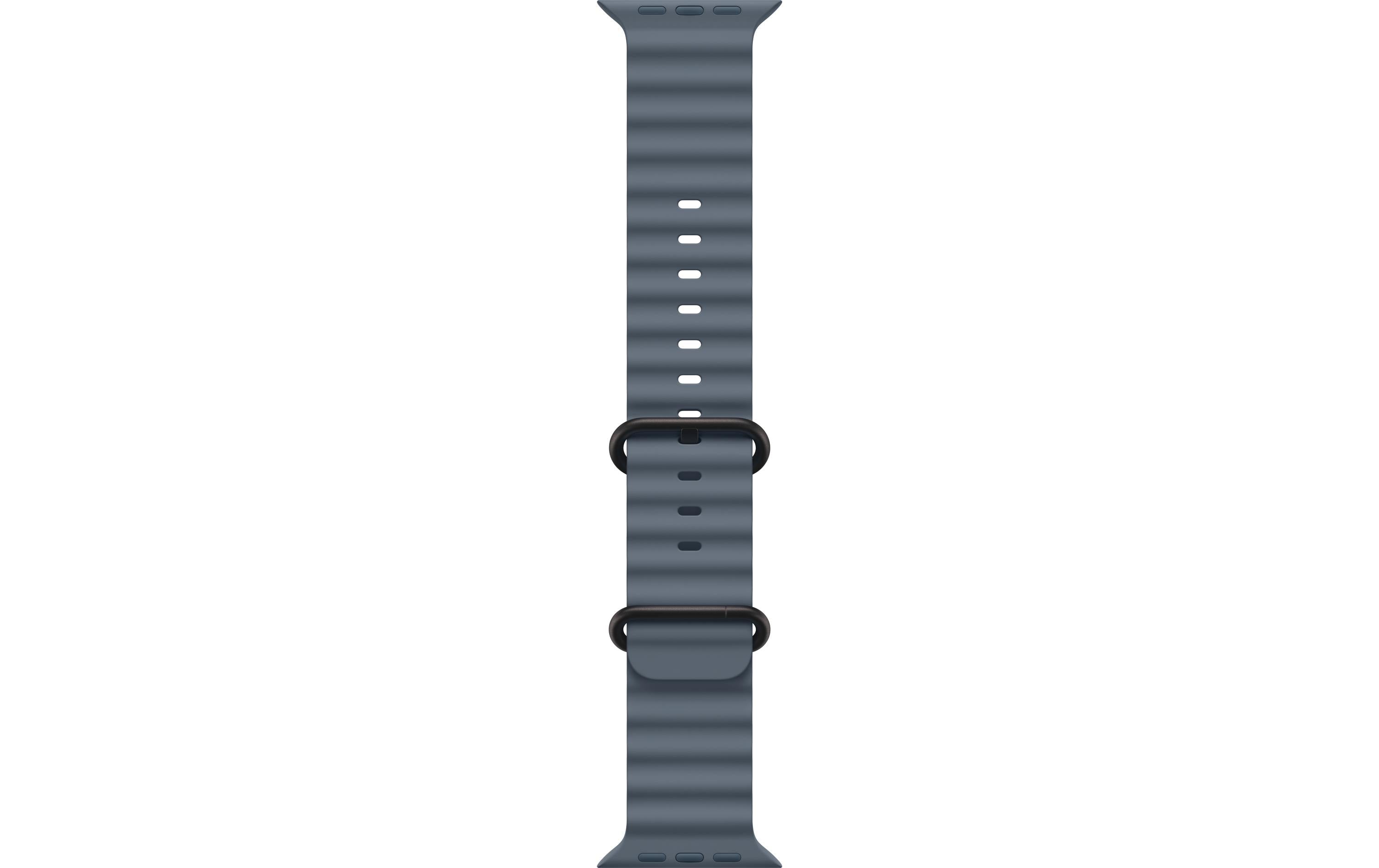Apple OceanBand 49mm AnchorBlue Black Titanium Finish
