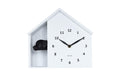 KARLSSON Wall clock Peeking Doggy Exkl. 3 x AA, White