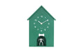 KARLSSON Wall clock Dog House Exkl. 3 x AA, Retro green