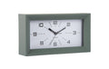 KARLSSON Wecker Lujo Rectangle Exkl. 1 x AA Batterie, Jungle Green
