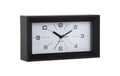 KARLSSON Wecker Lujo Rectangle Exkl. 1 x AA Batterie, Black