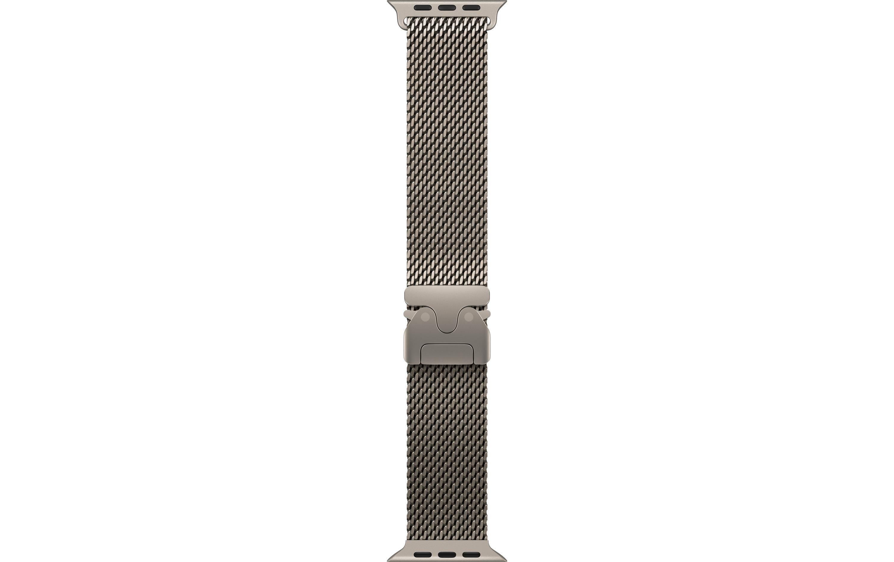 Apple Titanium Milanese Loop 49mm Natural  Medium