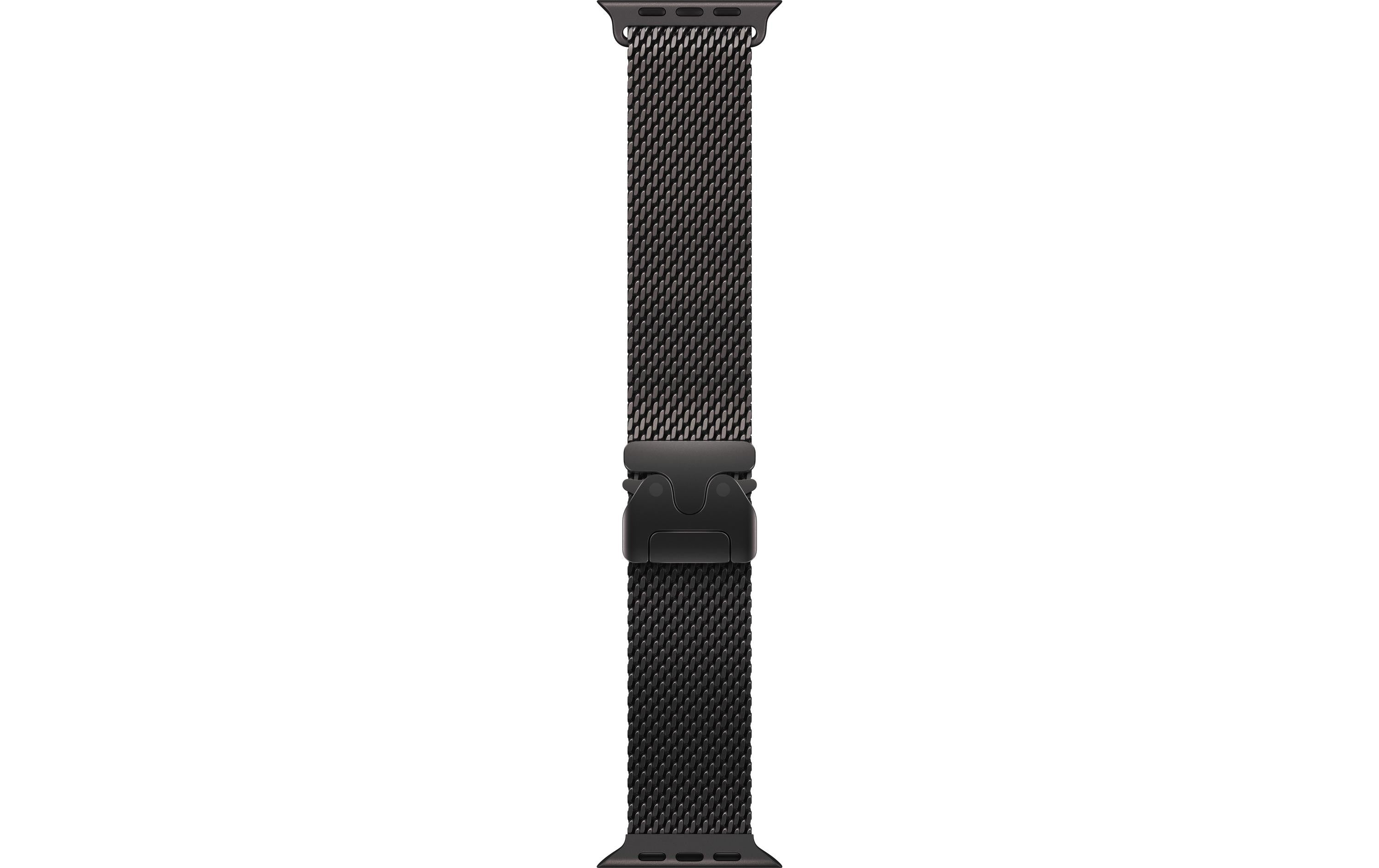 Apple Titanium Milanese Loop 49mm Black  Large