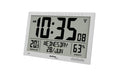 Technoline Funkwanduhr WS8013 weiss ohne Batterie, Grau