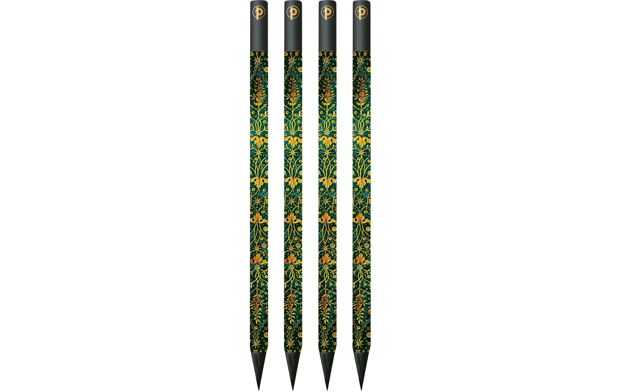 Paperblanks Bleistifte Smaragdblume 4-er Pack, FSC, HB