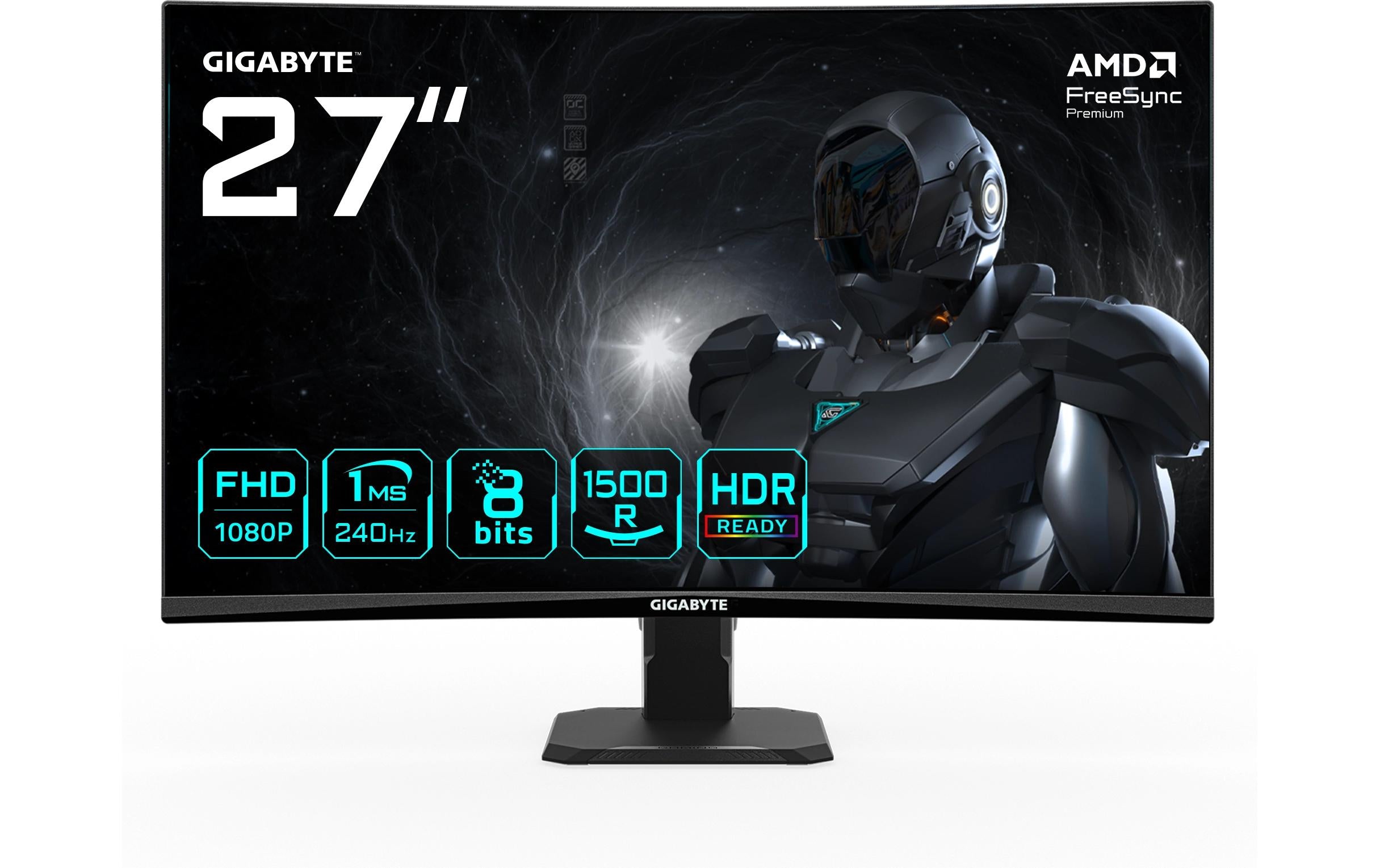 Gigabyte GS27FC2 27" FHD Curved 1920x1080, 240Hz, 1ms, HDMI, DP