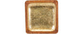 Kadastar Servierteller Shine 18 x18 18 x 18 cm, Mangoholz, gold