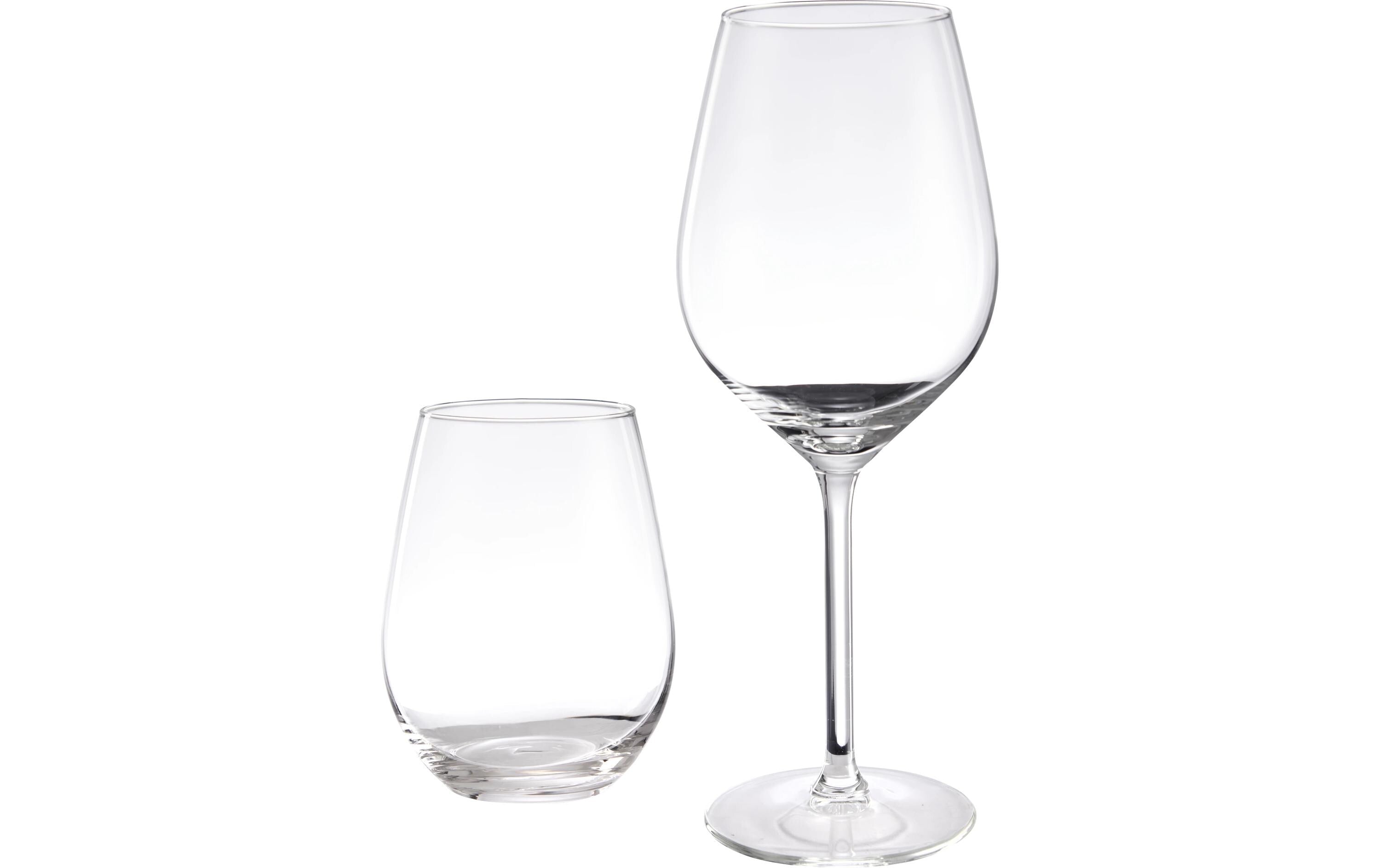 Schou Weinglas 50cl, Trinkglas 35cl 4er Set