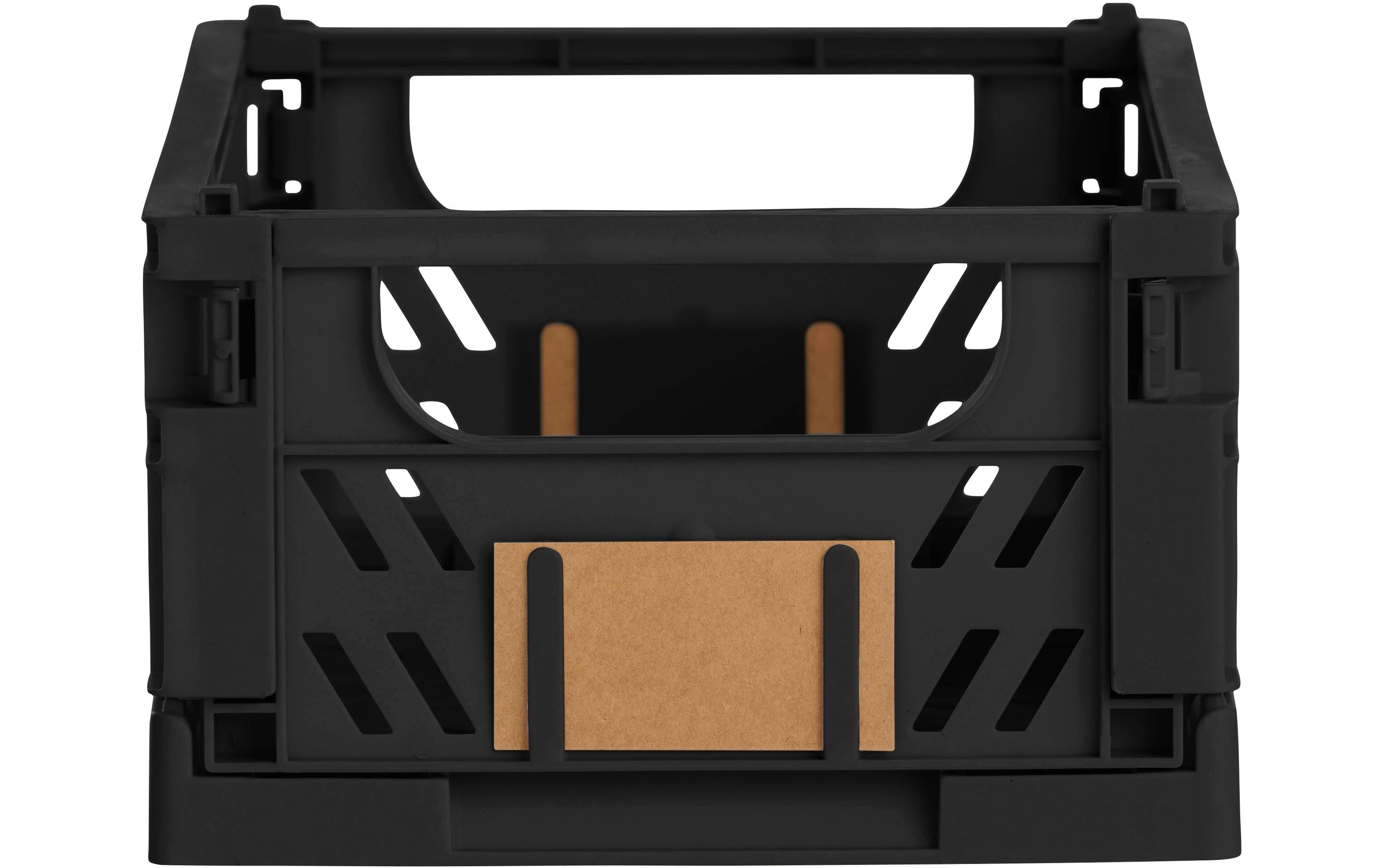 Schou Aufbewahrungsbox GRS Plastik M schwarz, 25x16.5x10 cm