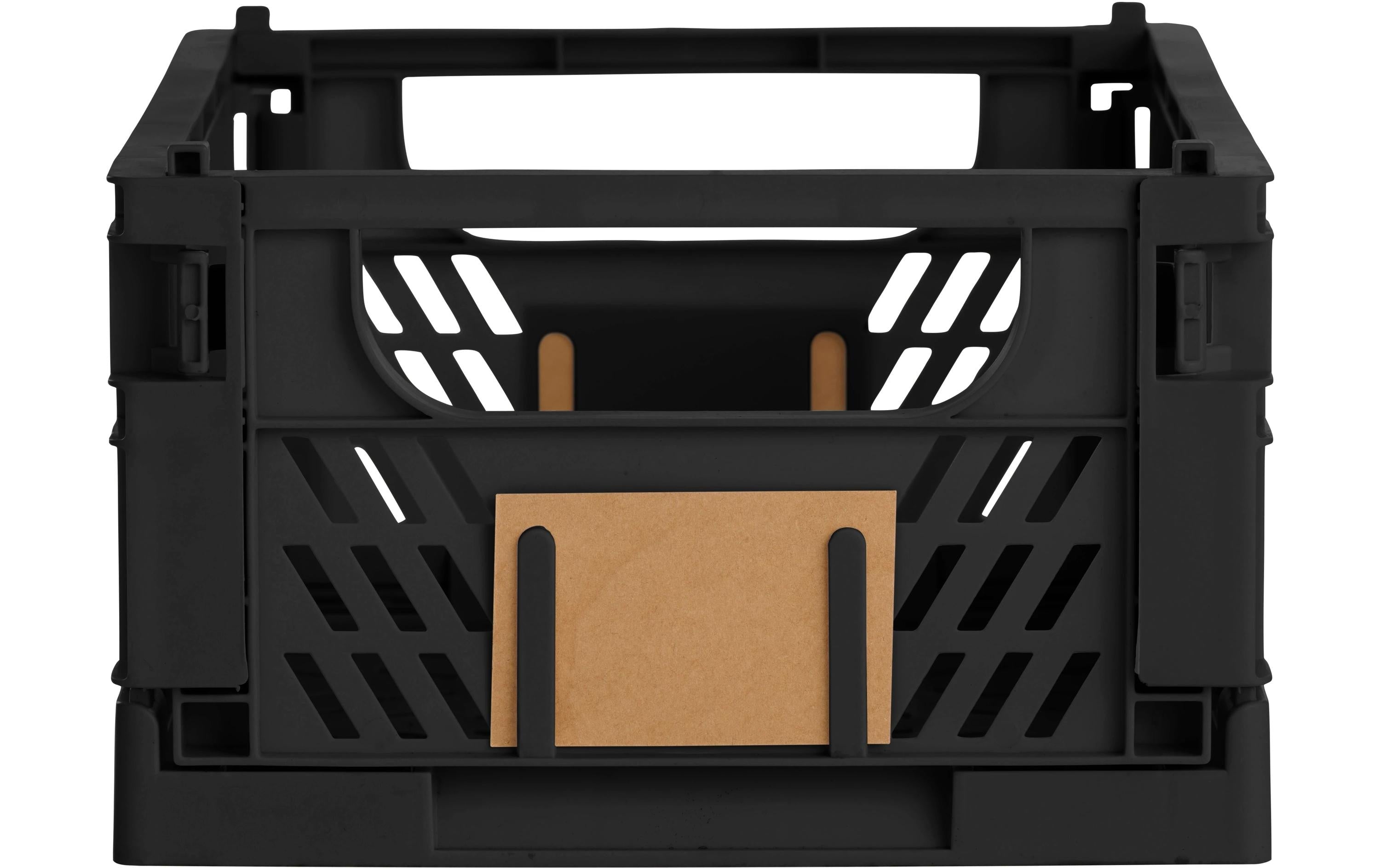 Schou Aufbewahrungsbox GRS Plastik L schwarz, 33x24.5x15 cm