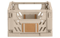 Schou Aufbewahrungsbox GRS Plastik taupe S 2er Pack 17x12.5 cm