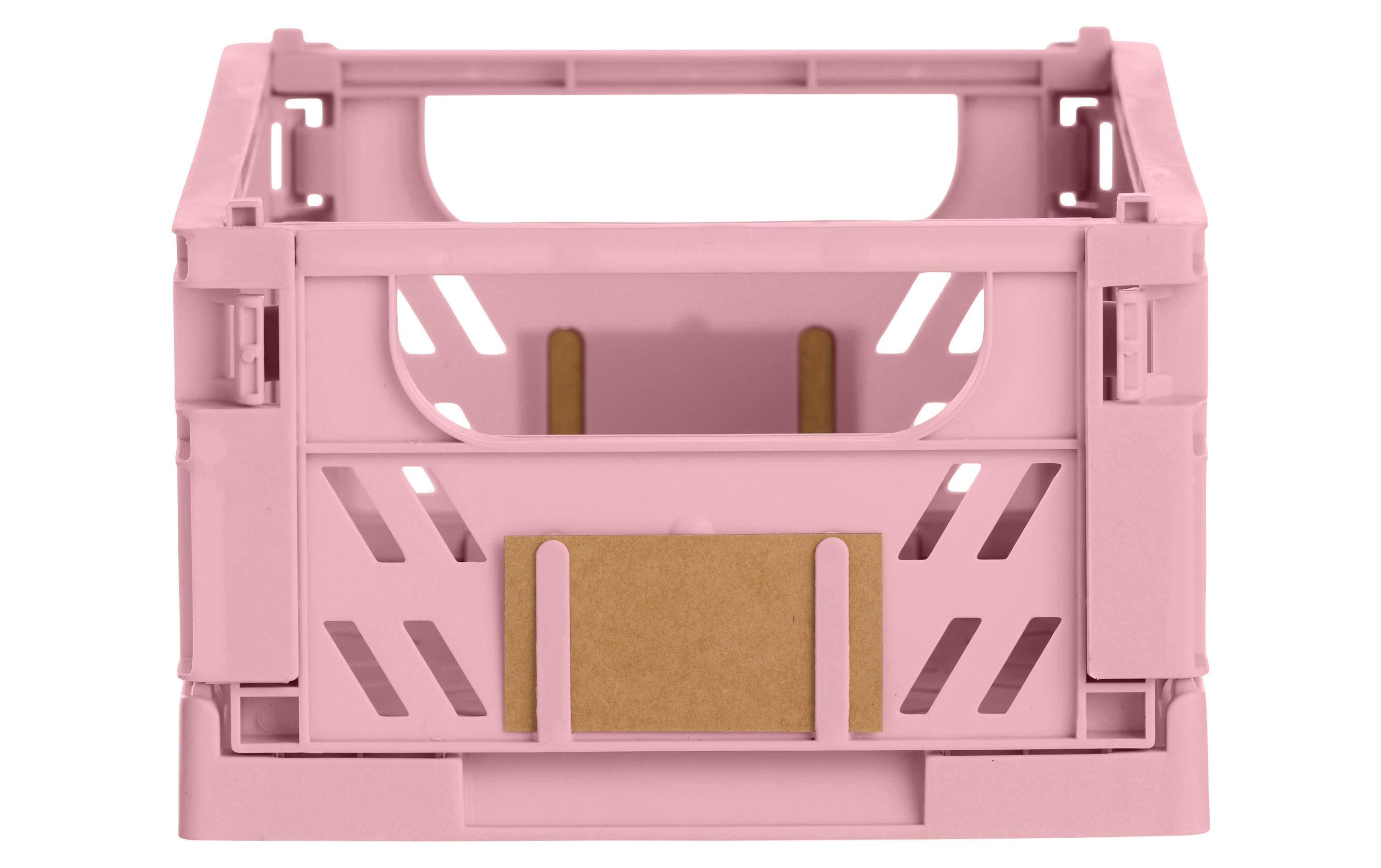 Schou Aufbewahrungsbox GRS Plastik rosa S 2er Pack 17x12.5 cm