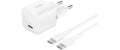 BELKIN BoostCharge USB-C Ladegerät PD und P inkl. 1m USB-C, Weiss