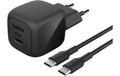 Belkin BoostCharge Ladegerät iinkl Kabel 45W, usb-c/usb-c, Schwarz