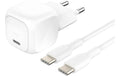 Belkin BoostCharge Ladegerät inkl 1m Kabel 20W, Usb-c / usb-c, Weiss