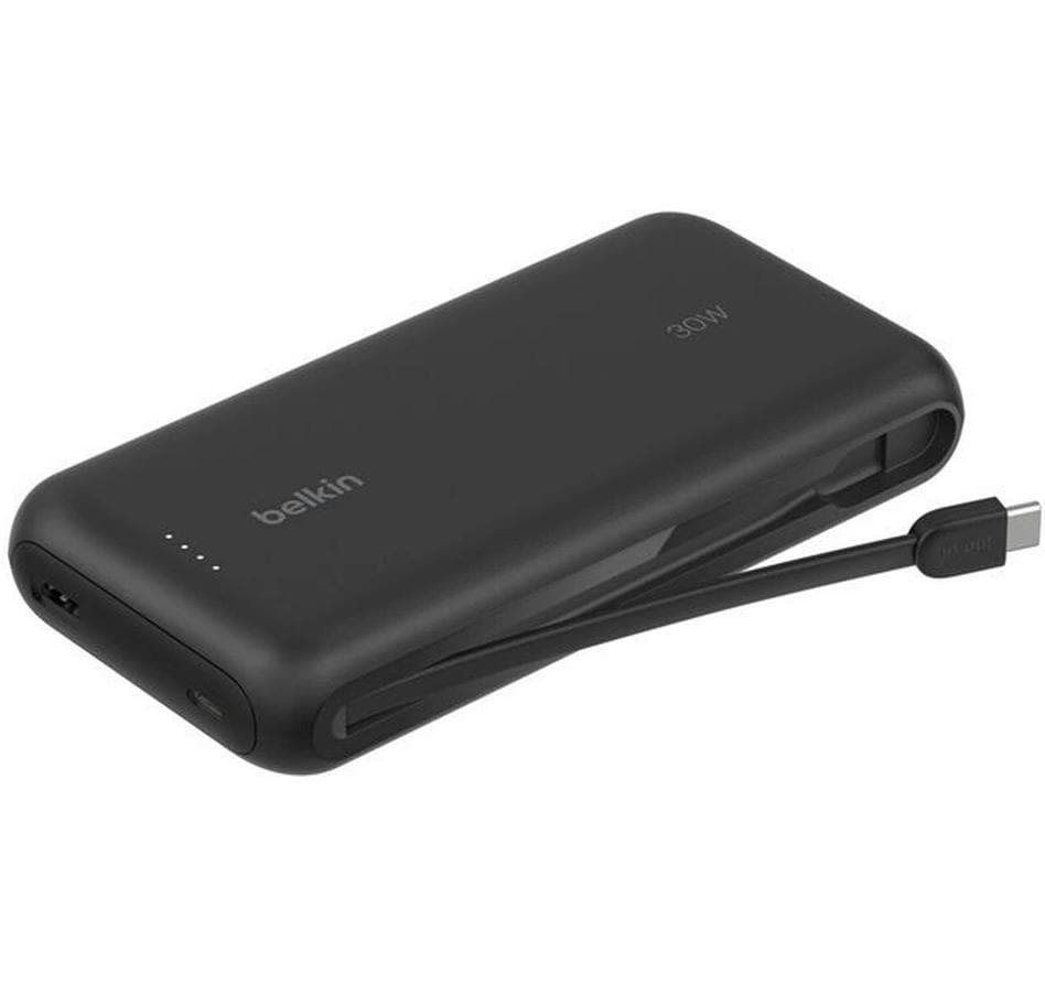 Belkin BoostCharge Powerbank 30W inkl USB-C-Kabel, Schwarz