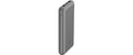 Belkin BoostCharge Powerbank usb-A/usb-C 15W, Space Grey