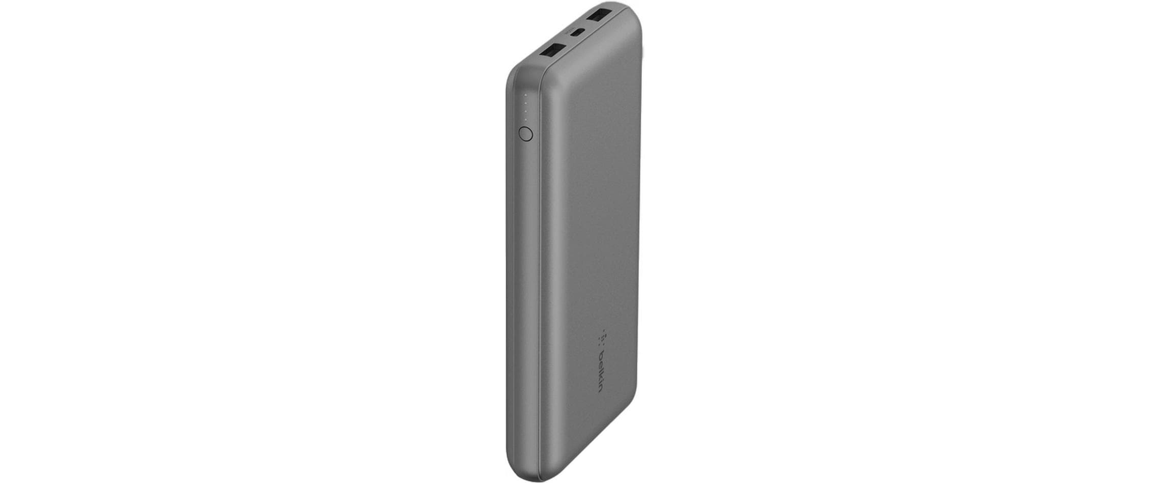Belkin BoostCharge Powerbank usb-A/usb-C 15W, Space Grey
