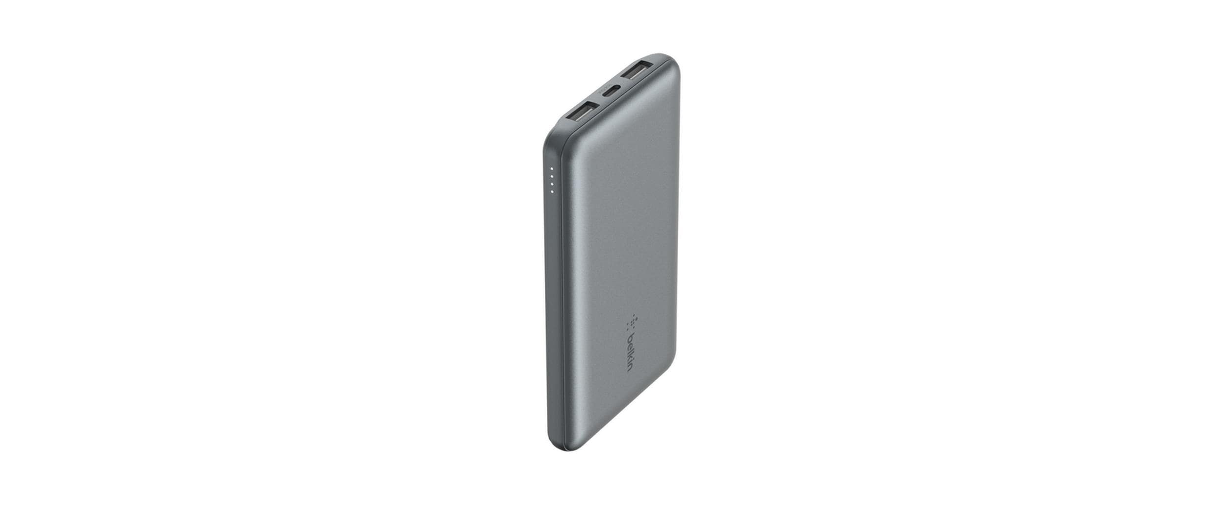 Belkin BoostCharge Powerbank usb-A/usb-C 15W, 15cm Kabel, Space Grey