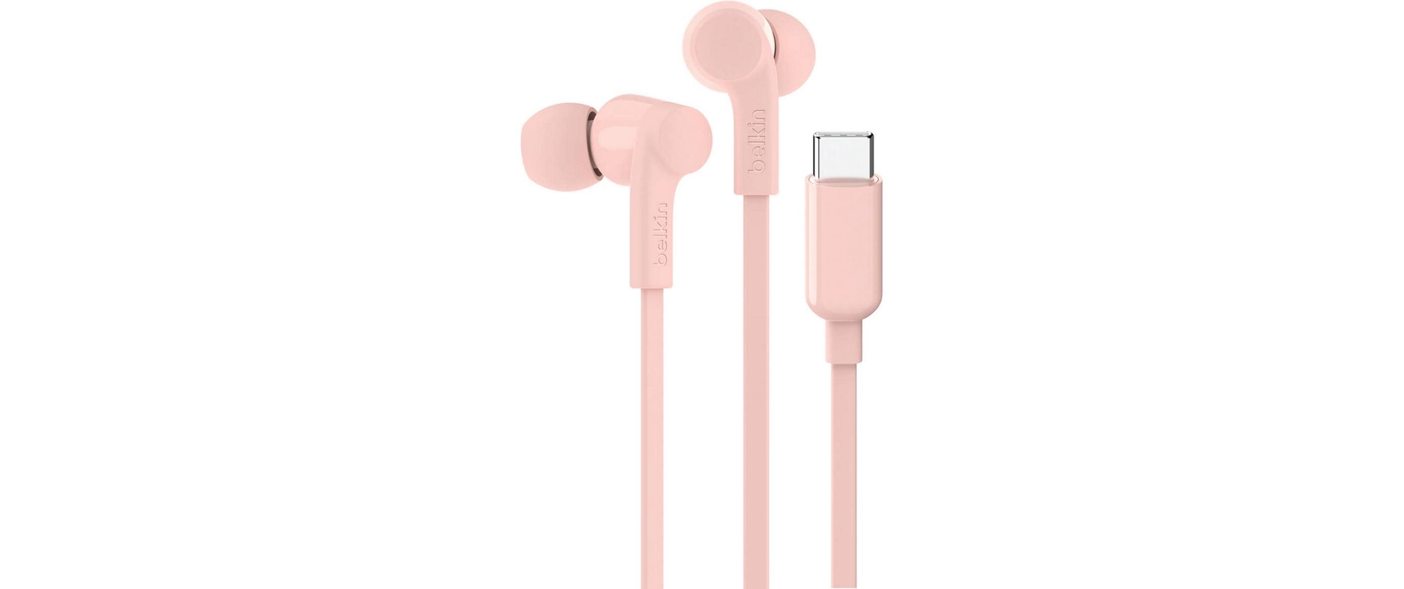 Belkin Rockstar USB-C InEar Kabelkopfhörer Rosa