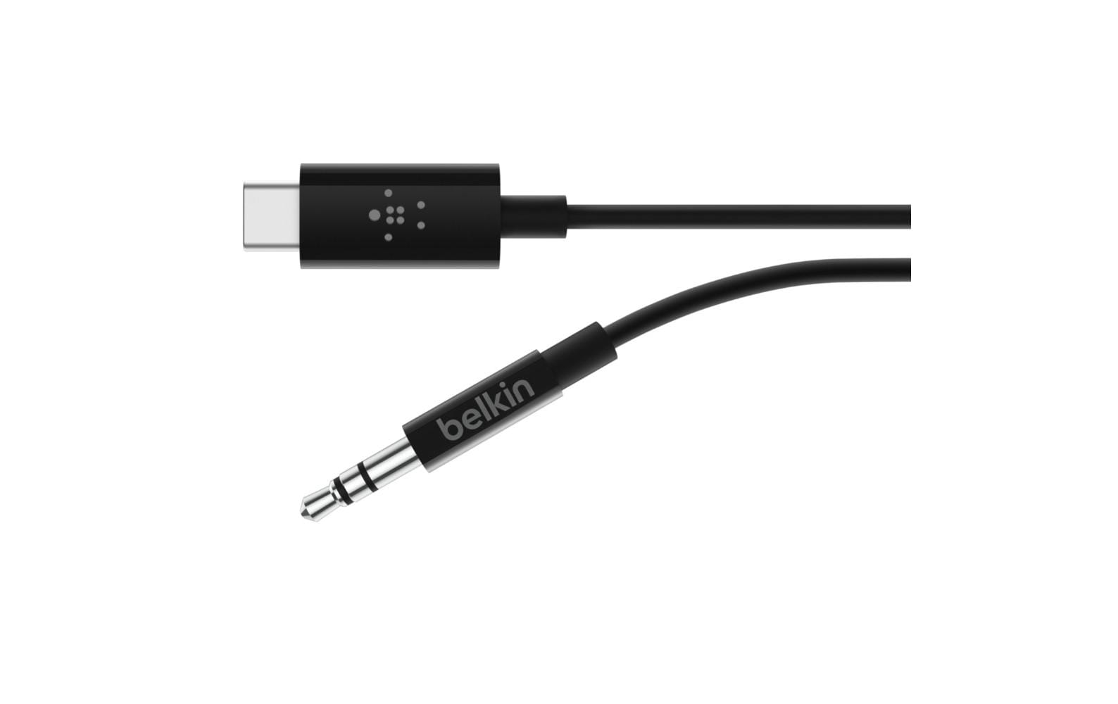 Belkin 3.5mm Klinken mit USB-C 0.9m USB-C, 3.5mm Klinken, Schwarz