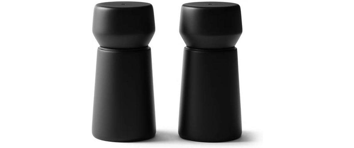 Crushgrind Pfeffer/Salzmühle Amsterdam 2er Set, 11 cm, Buche, schwarz