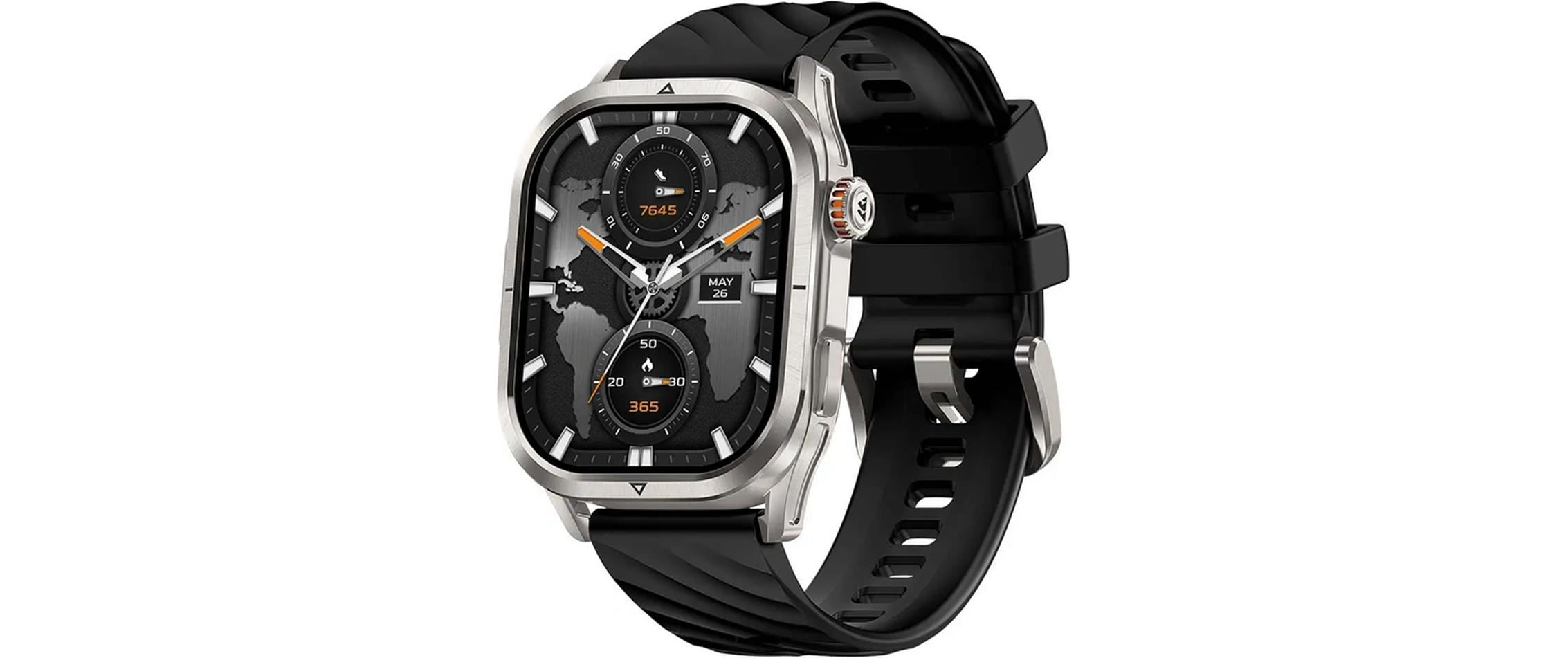 Kospet Smartwatch  MAGIC P10 Silber IP69K,5ATM Smarte Uhr mit AMOLED