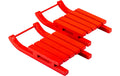 Kadastar Raclette-Pfannen-Unterlage 2er Set, 17x9cm, rot